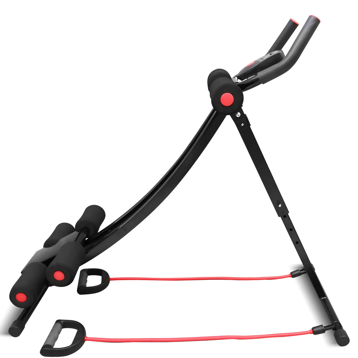 Foldable Ab Machine with LCD Monitor, 440 lb