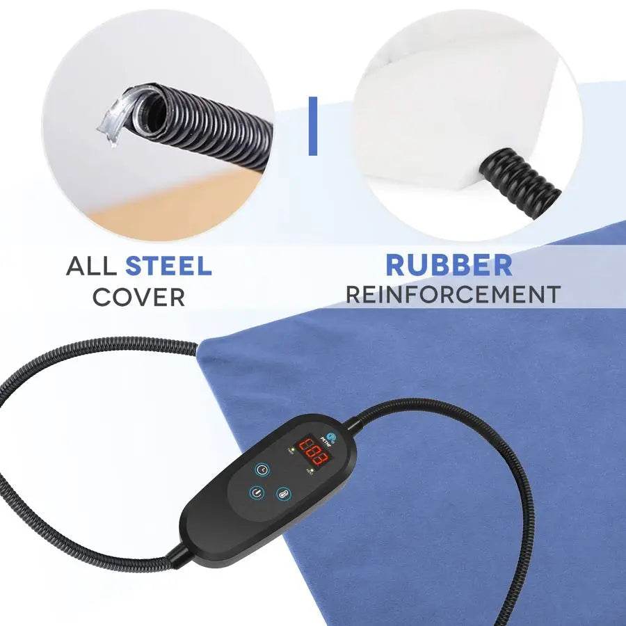 Pet Heating Pad With Temperature Control And Adjustable Timer