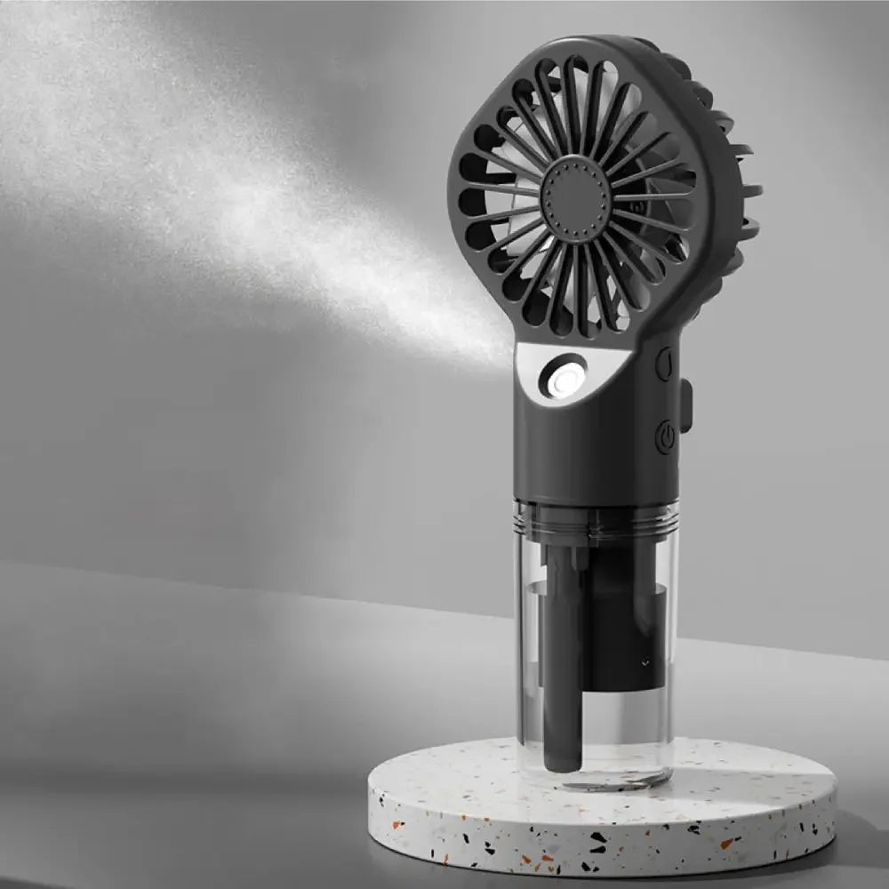 Portable Handheld Water Spray Mist Fan