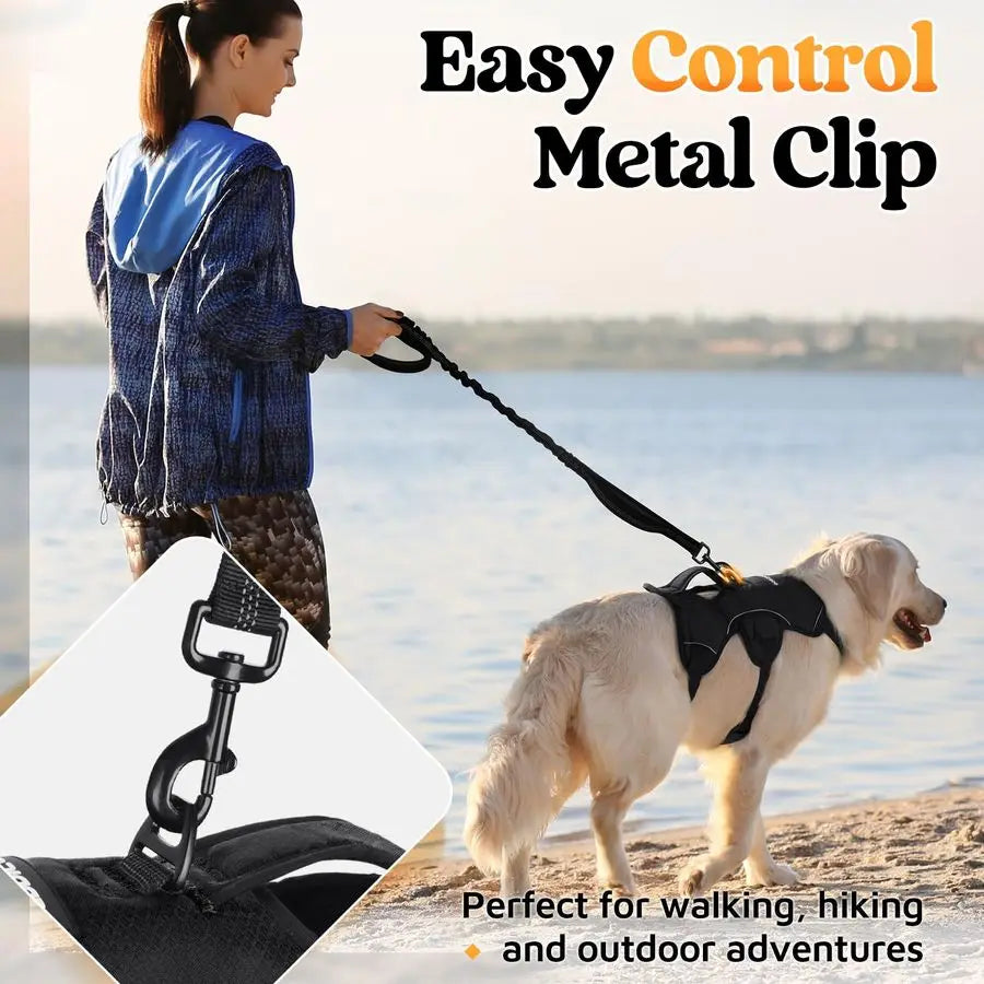 Escape Proof Dog Harness With Soft Padding And Reflective Straps