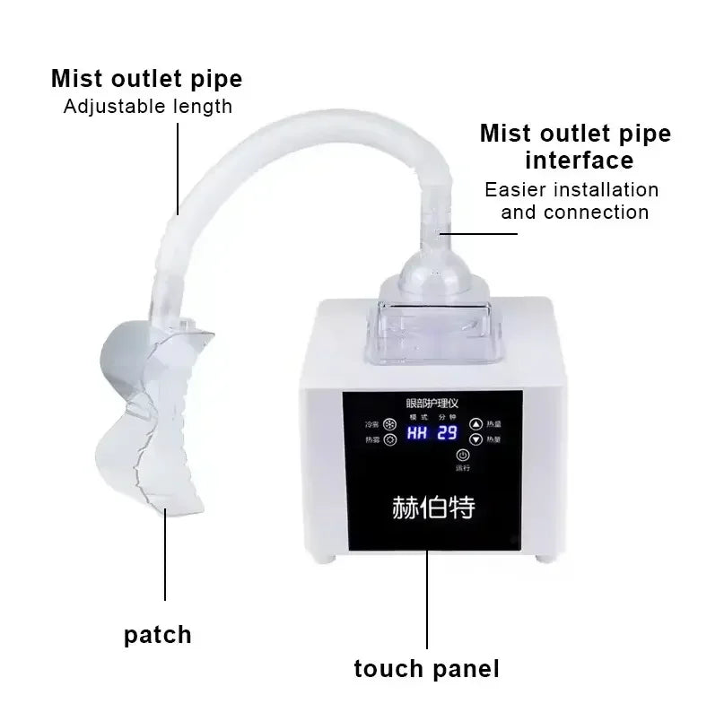 Cold Hot Eye SPA Atomizer Nano Mist Sprayer Portable Eye Steamer Relieve Fatigue Dry Eyes Dark Circles Care