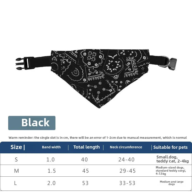 1pcs Adjustable Triangle Cat And Dog Scarf, Fashionable And Comfortable Dog And Cat Pet Accessories