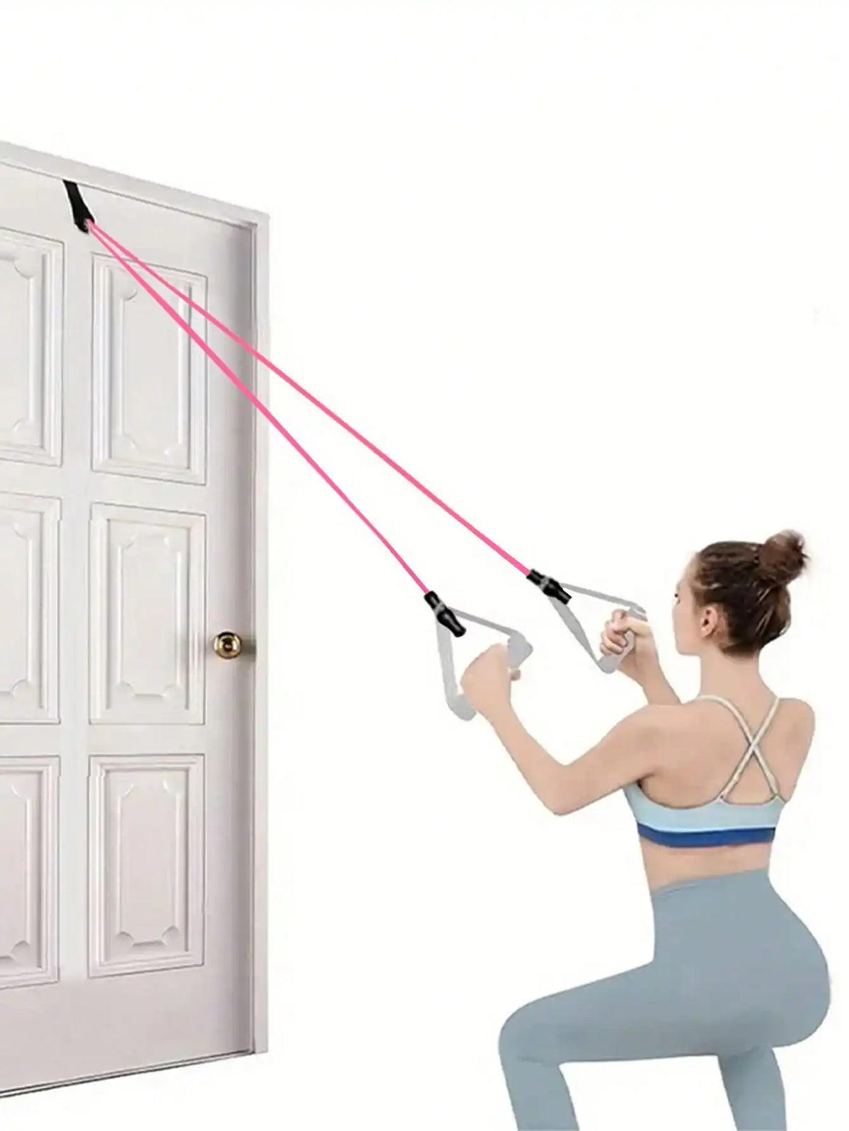 Detachable Arm and Chest Expander Resistance Rope Set