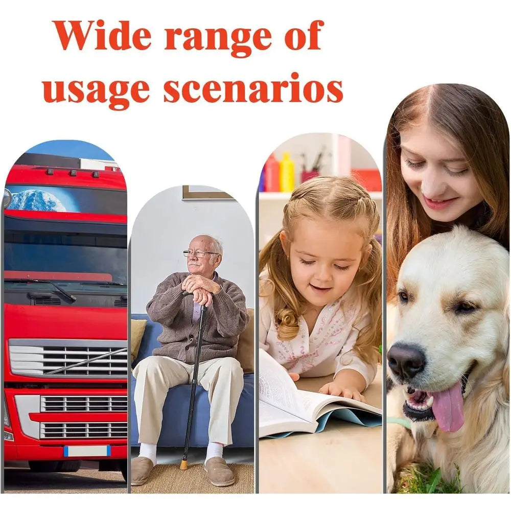 Pet GPS Tracker for Dogs & Cats - No Monthly Fee/Subscription, Free Pet Collar Included | Waterproof, Anti-Lost, Real-Time Track