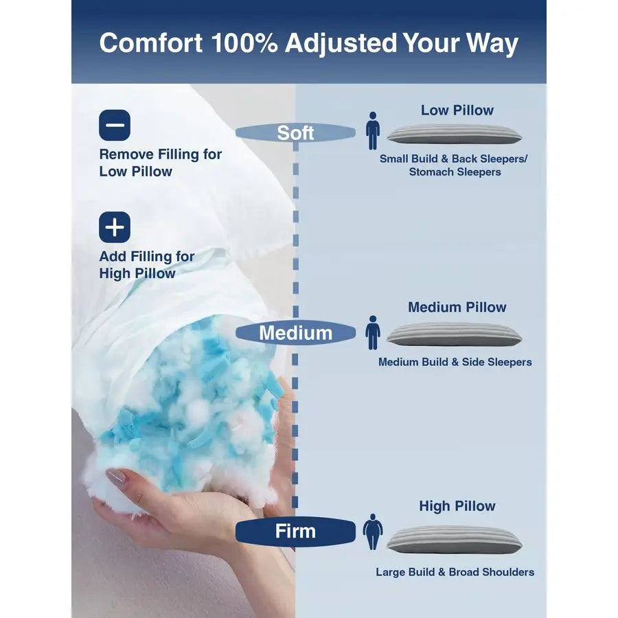 Cooling Memory Foam Body Pillow For Side Sleepers Breathable Support