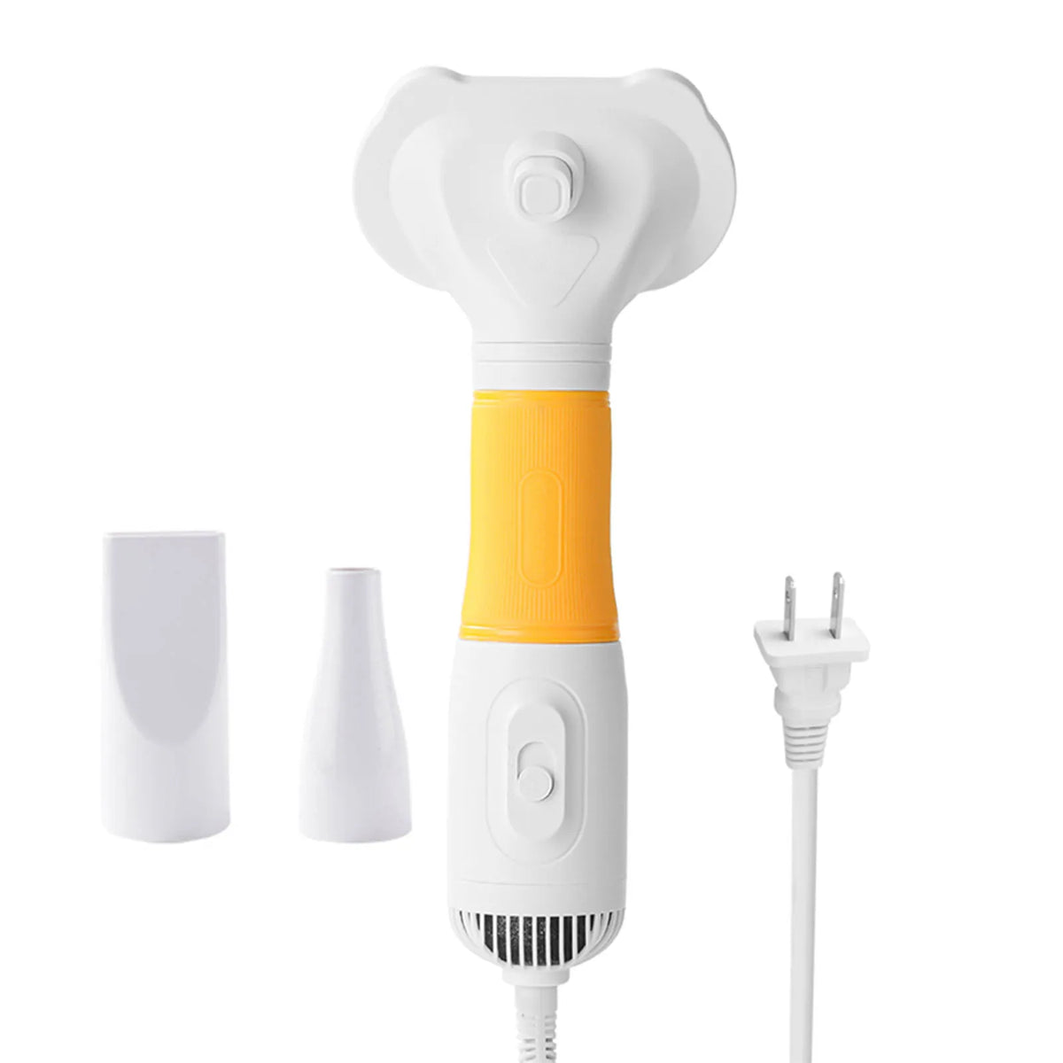 3-in-1 Low Noise Pet Hair Dryer Brush, 600W