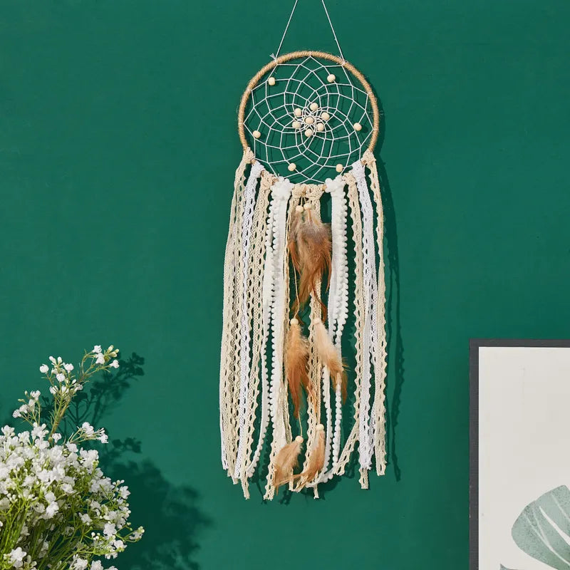 Bohemian Moon Dream Catcher Wall Decor Set