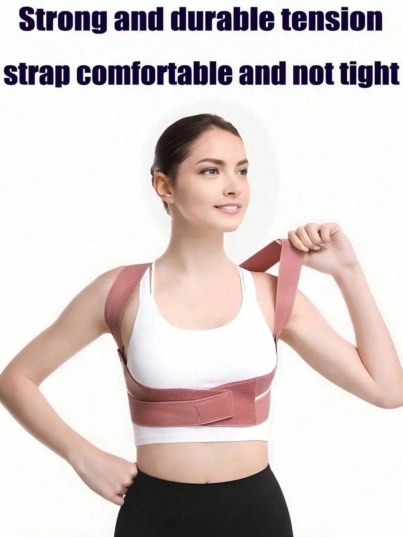 Posture Corrector Shoulder Brace With Adjustable Back Support For Pain