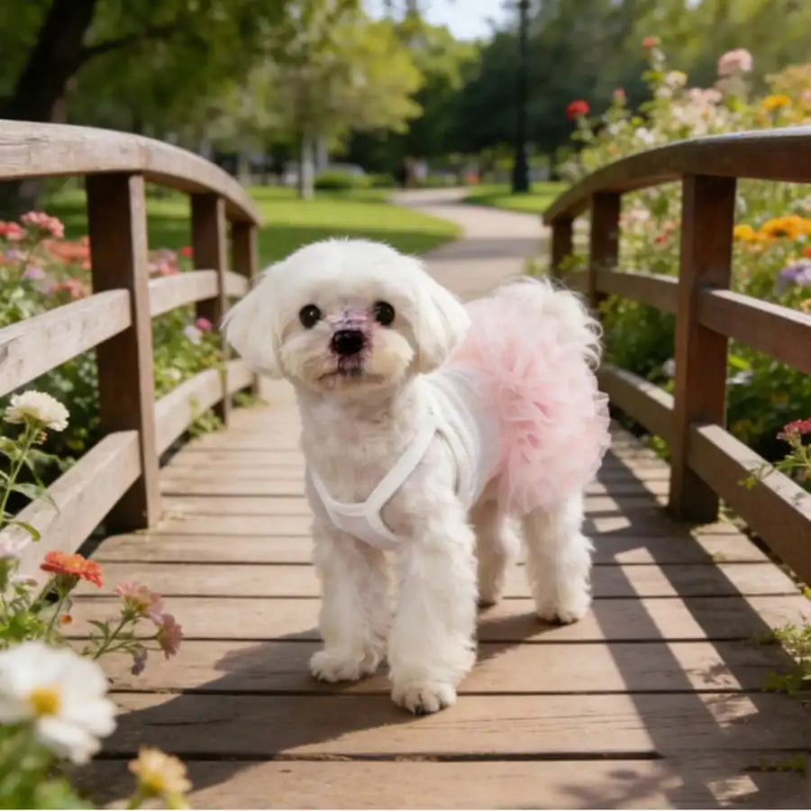 Ballet Tulle Princess Dress for Small Dogs and Cats