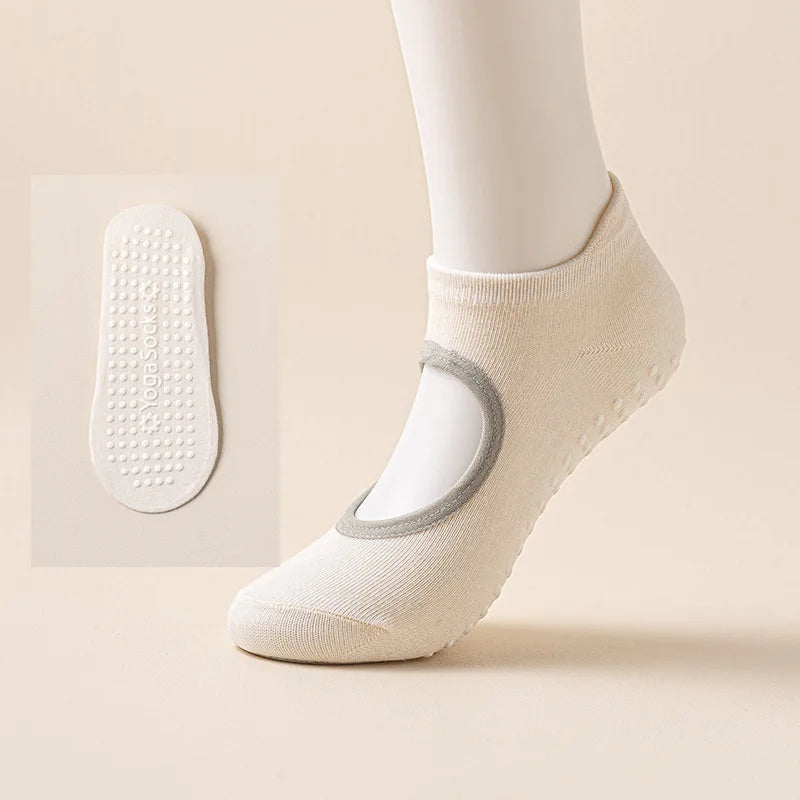 Dreamlikelin Yoga Pilates Socks With Silicone Grip For Women