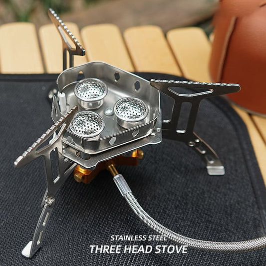 Camping Gas Burner 5800W With Piezo Ignition And Windproof