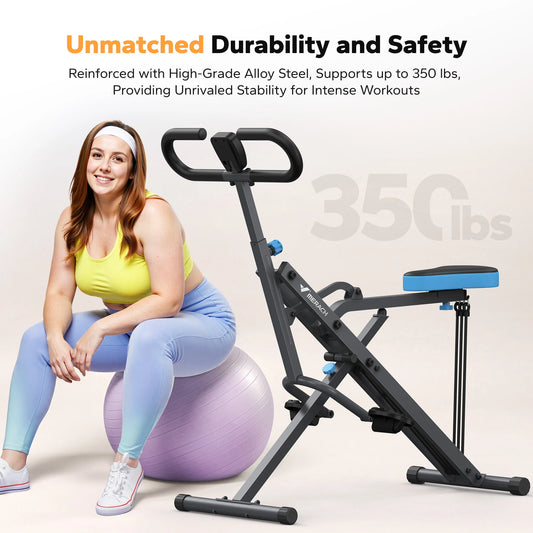 MERACH R07 2in1 Squat Rowing Machine For Home Gym Workout