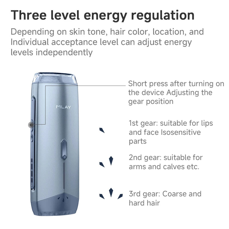 MLAY T18 Ice Cooling IPL Hair Removal Device Home Use