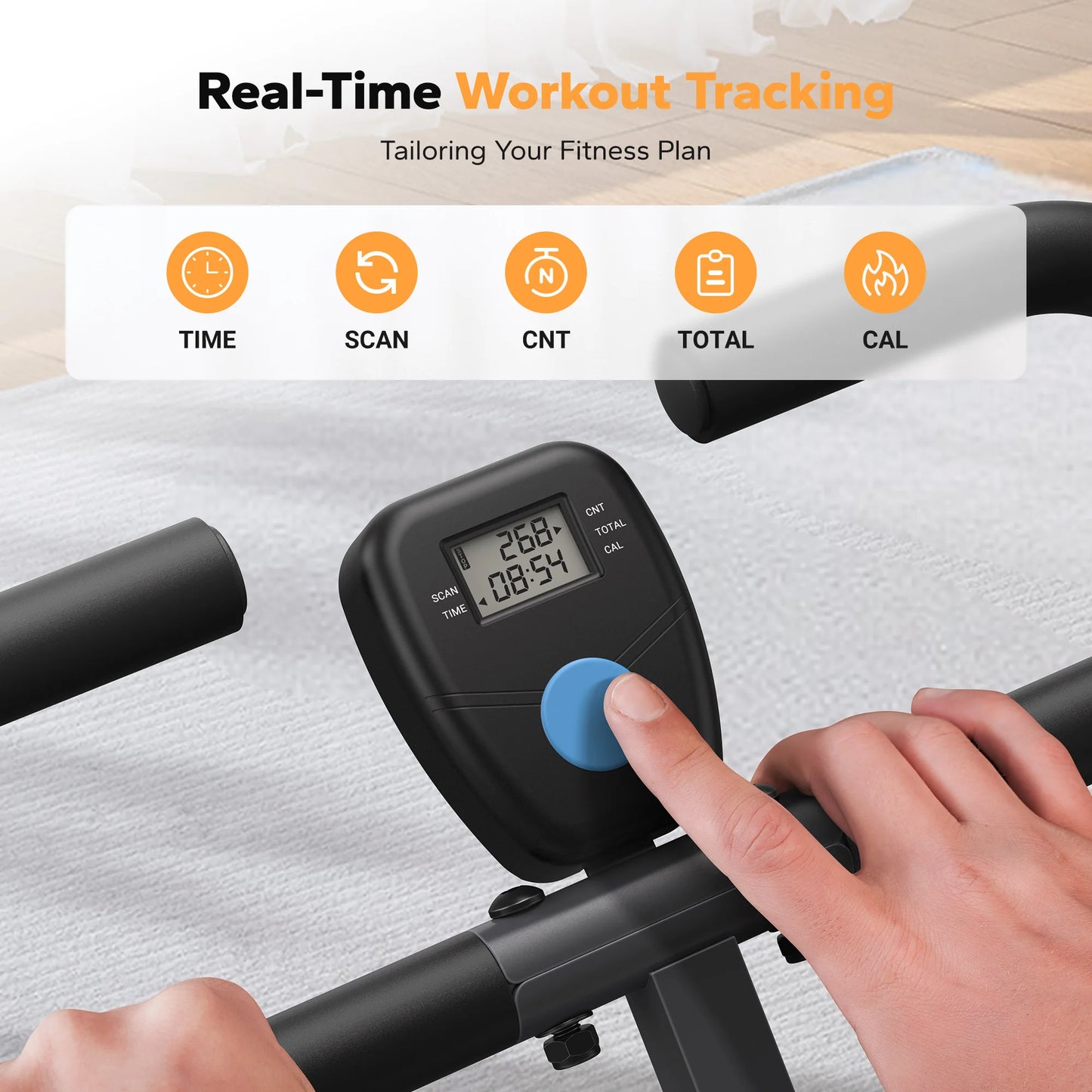 MERACH R07 2in1 Squat Rowing Machine For Home Gym Workout