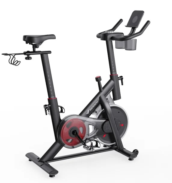 MERACH Magnetic Indoor Exercise Bike With Exclusive App And Low Noise Brake Pad