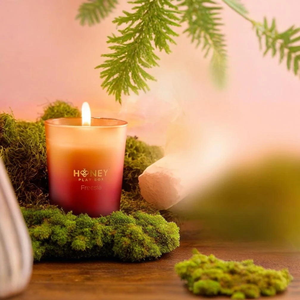 Juntame Soy Wax Candle Set, Romantic Aromatherapy Duo, Spice Scent