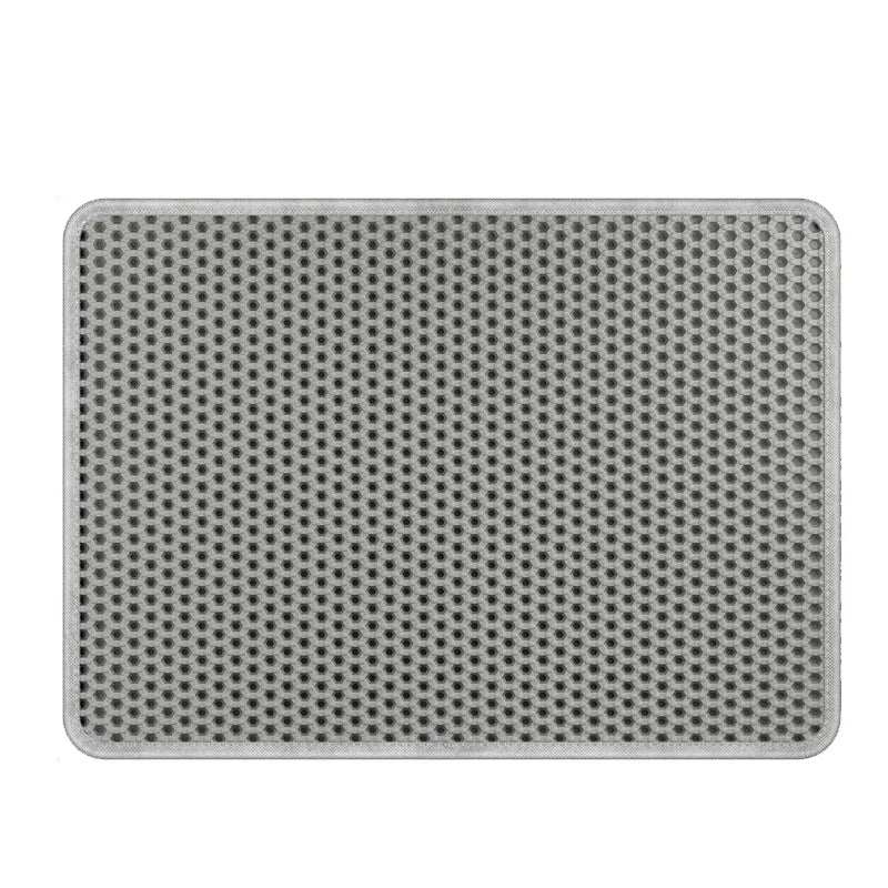 Cat Litter Mat Water Urine Proof Double Layer Pet Foldable Cat Litter Trapping Pet Carpet Bed Pads Waterproof EVA Cat Litter Mat For Cats Pet Clean Supplies