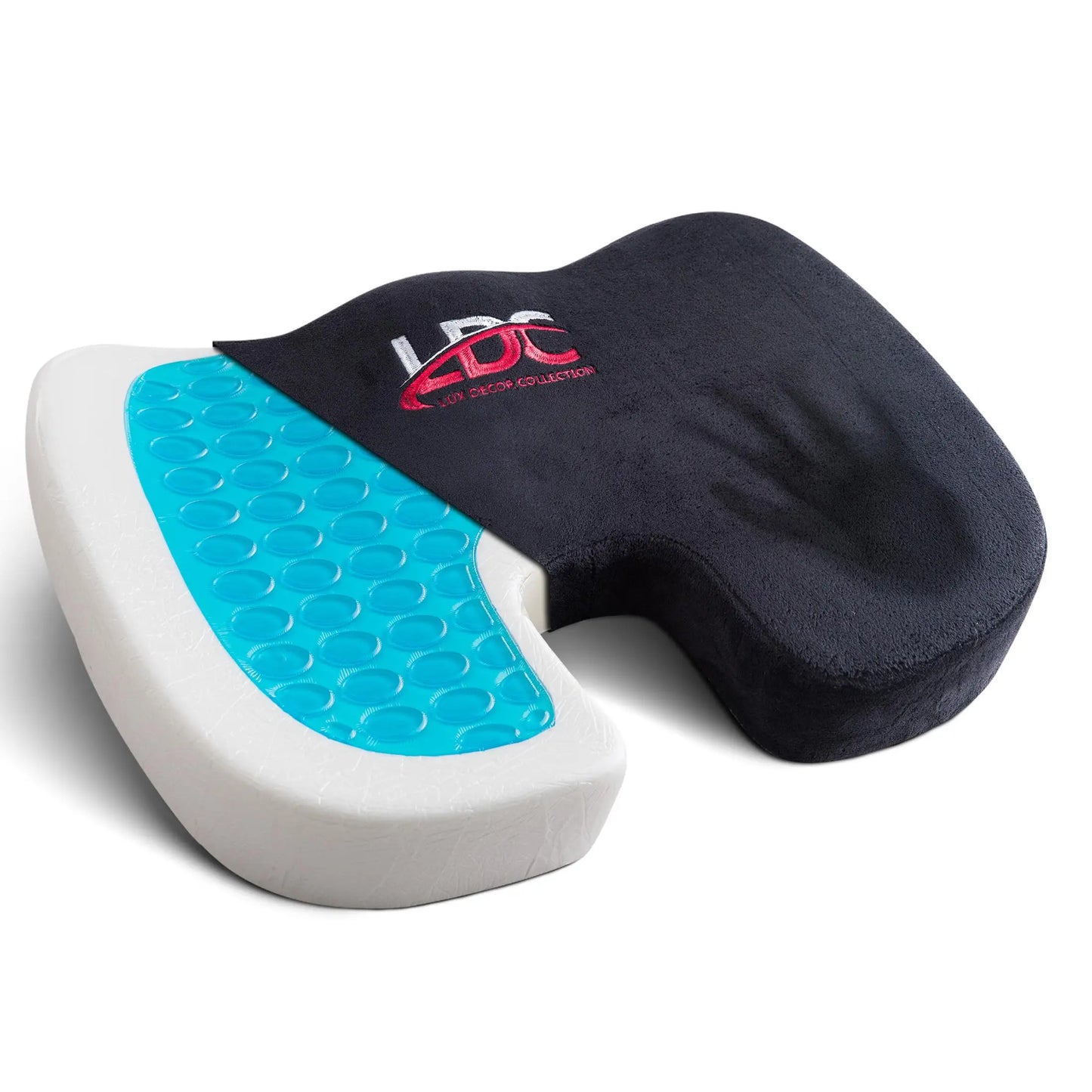 Premium Gel Memory Foam Car Seat Cushion For Back Pain