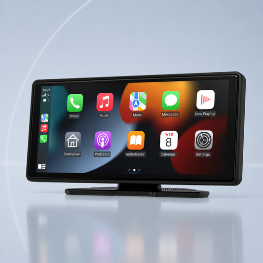 Wireless CarPlay And Android Auto Display For Vehicles