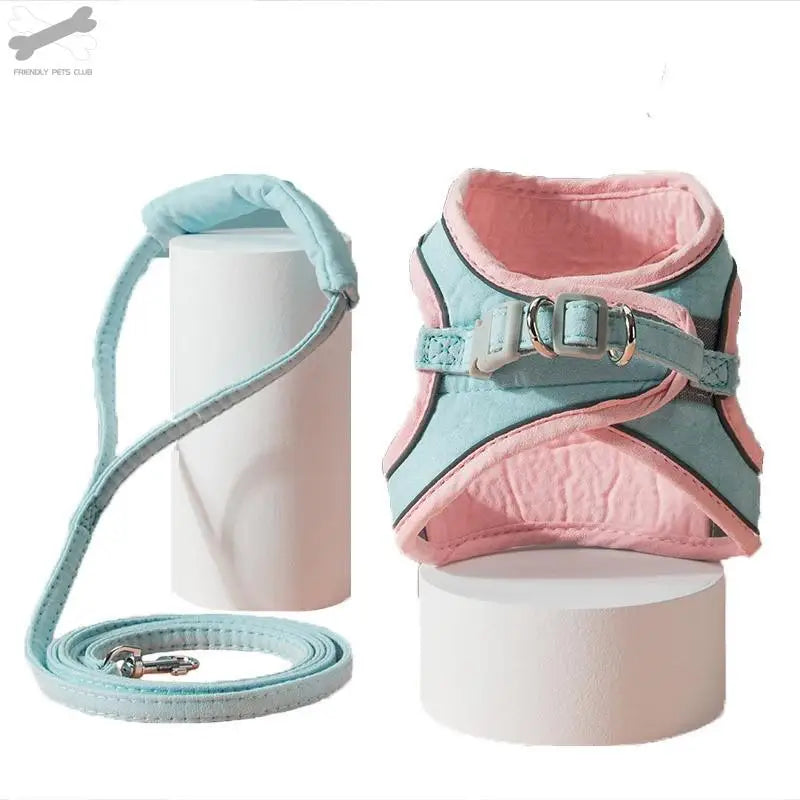 Reflective Vest Harness with Leash for Cats and Dogs