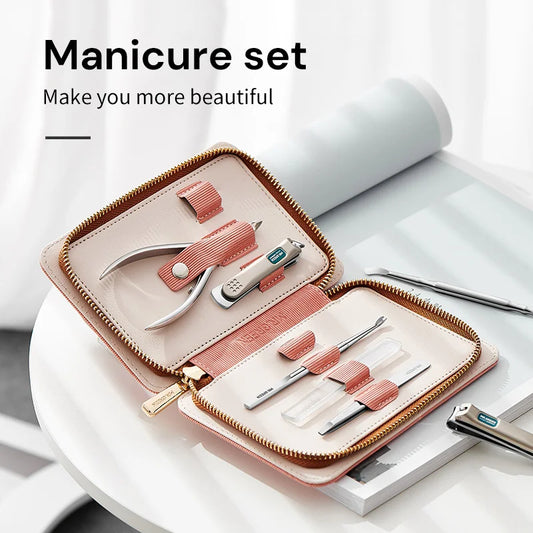 7-Piece Stainless Steel Manicure Pedicure Set