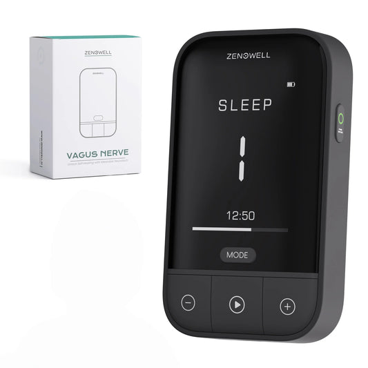 ZenoWell Vita Ear-Worn Vagus Nerve Stimulator, Portable Non-Invasive taVNS Wellness Device for Calmness, Relaxation, Sleep Routine and Daily Balance