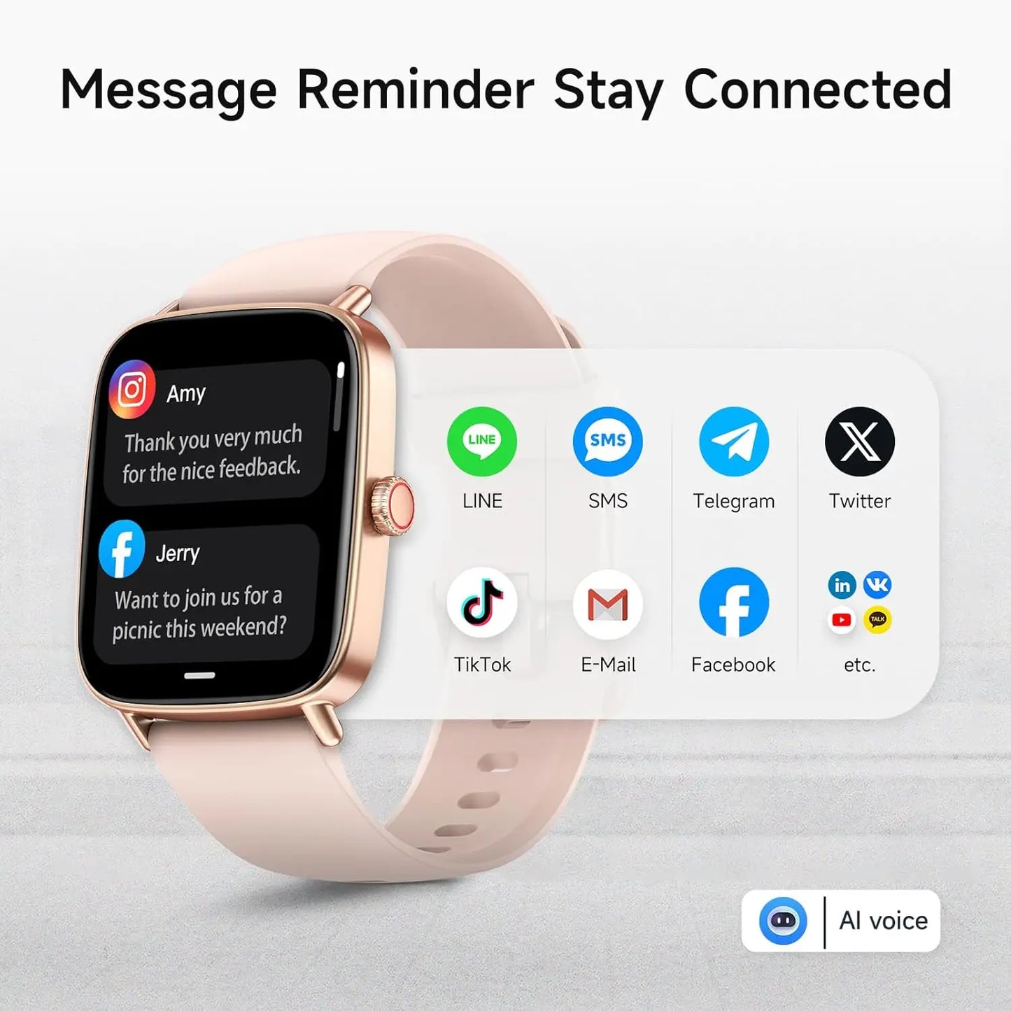 Smart Watch Women With Heart Rate Monitor And Fitness Tracker