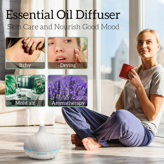 500ml Aromatherapy Diffuser with Lights and Remote