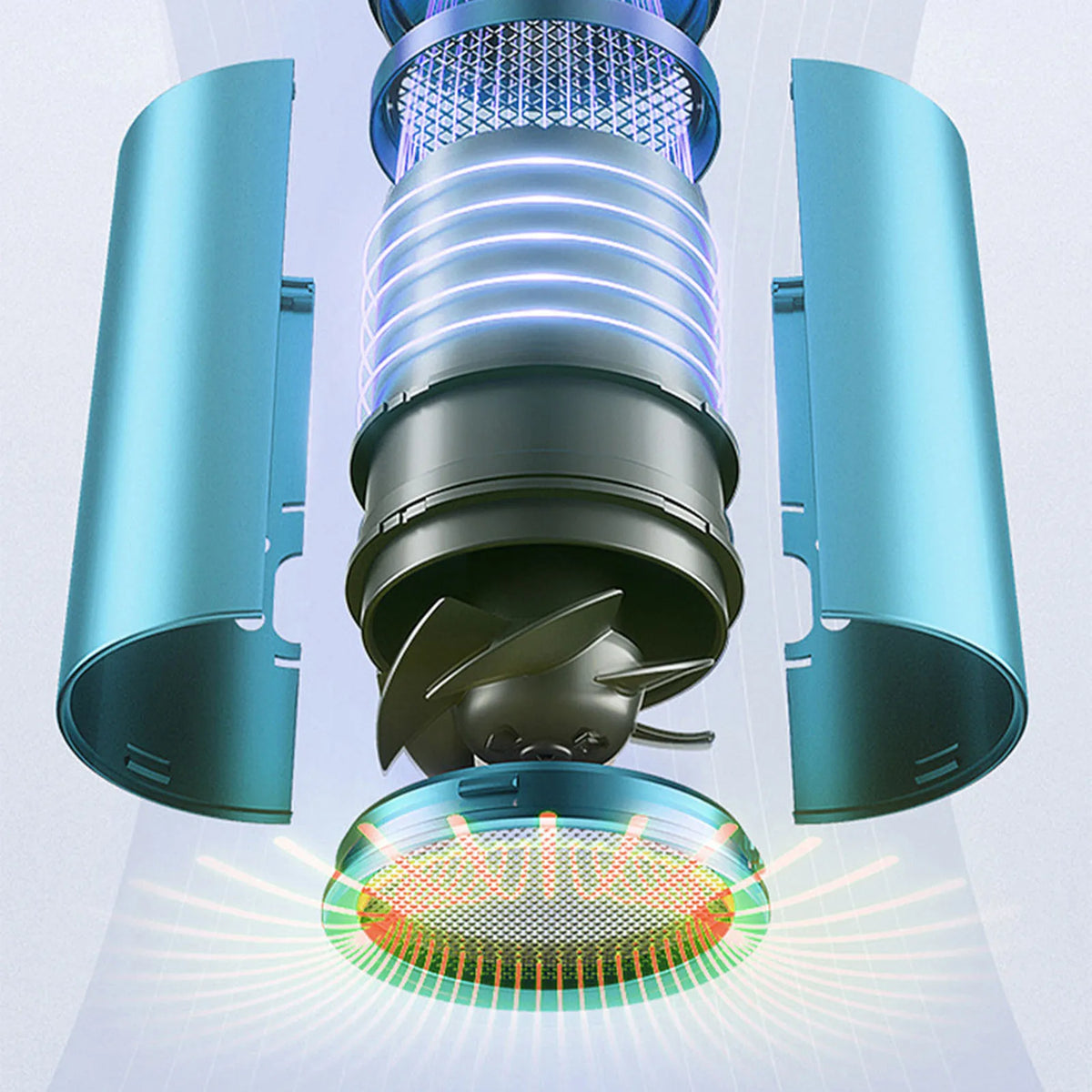 3-in-1 Low Noise Pet Hair Dryer Brush, 600W