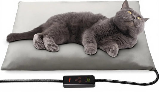 Small Pet Electric Heated Pad With 6 Temperature Settings And Timer Waterproof