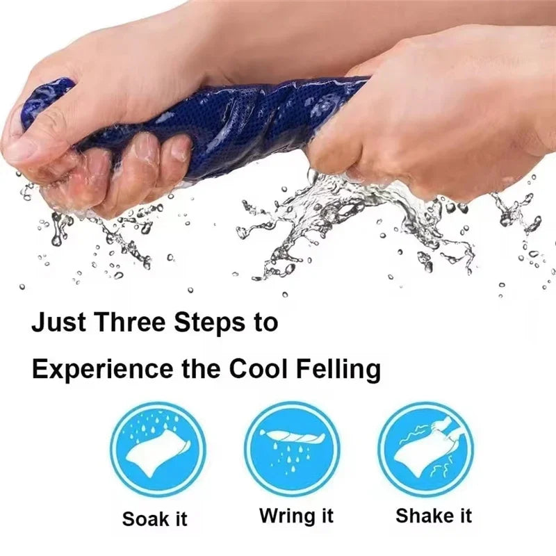 Quick-Dry Ice Towel for Outdoor Fitness and Running