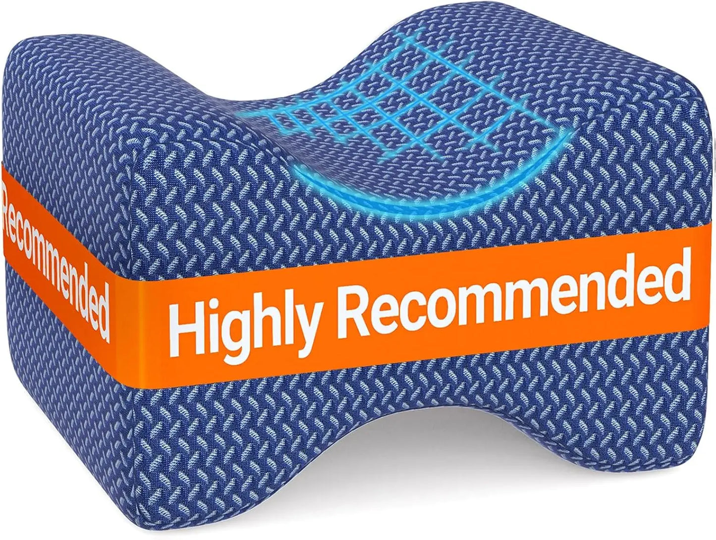 Memory Foam Knee Pillow, Knee Pillow for Side Sleepers, Leg Pillows for Sleeping Blood Circulation, Elevation Pillow for Spine A