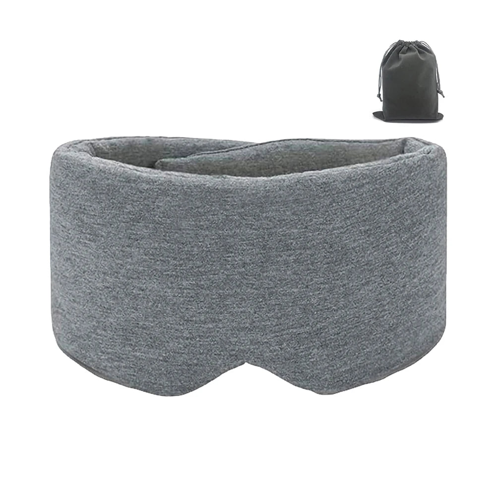 Breathable Cotton Sleep Mask with Adjustable Strap