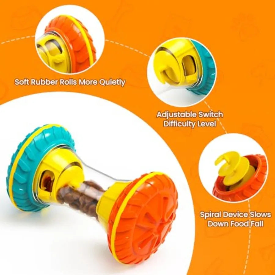 Interactive Dog Toys, Dog Puzzle Toys for Smart, Dog Enrichment Toy to Keep Them Busy, Treat Dispensing Toy Slow Puzzles Feeder