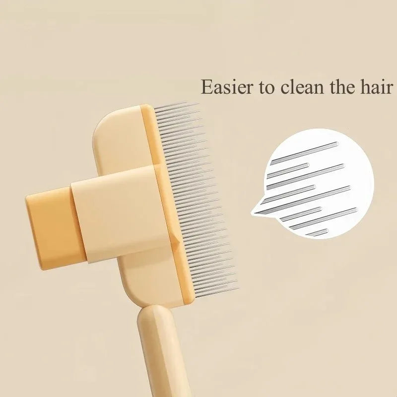 Pet Hair Remover Bath Brush for Dogs and Cats