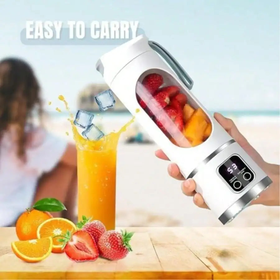 Portable Rechargeable Glass Jar Blender