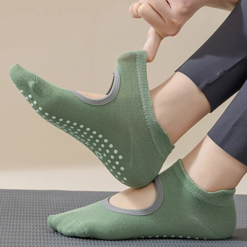 Dreamlikelin Yoga Pilates Socks With Silicone Grip For Women