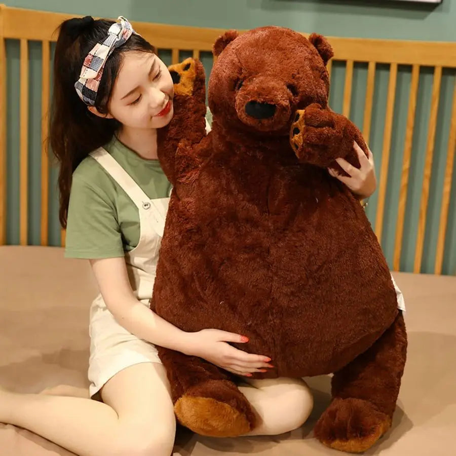 Djungelskog Giant Bear Plush Toy For Home Decoration