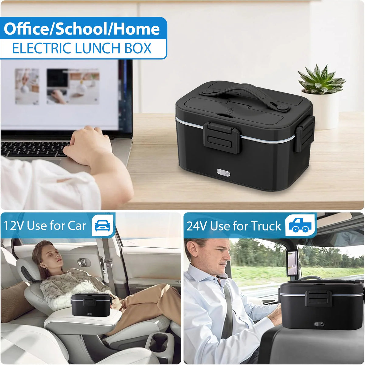 Portable Electric Lunch Box Food Warmer, 1.8 L