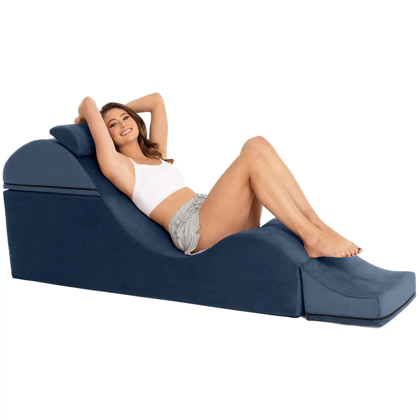 Convertible Yoga Bench Ottoman End Of Bed With Concealed Foldout