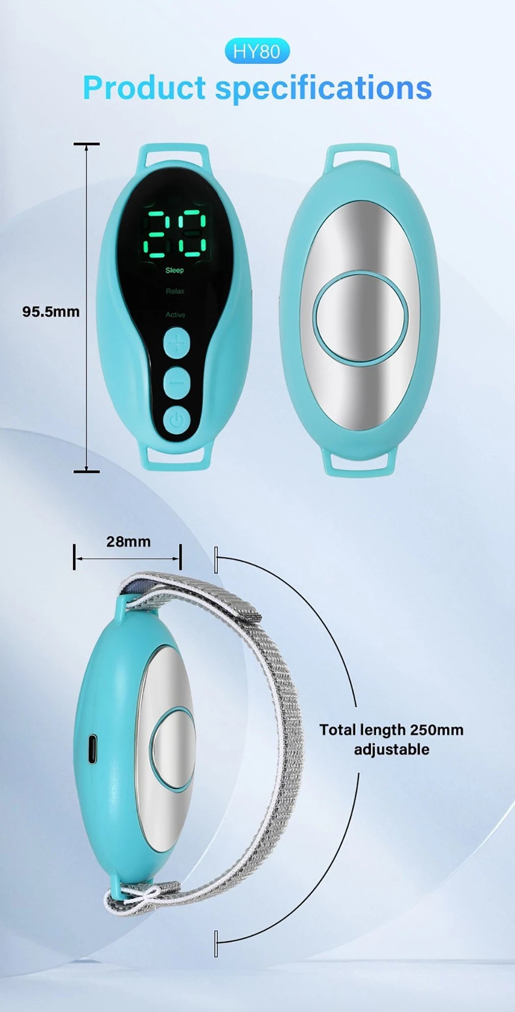 Handheld Microcurrent Sleep Aid with 20 Levels