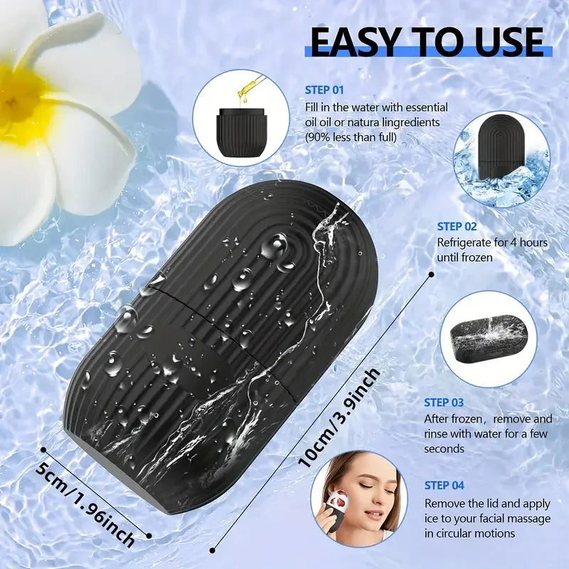 SWZ Silicone Ice Ball Massager For Facial Lifting Contouring