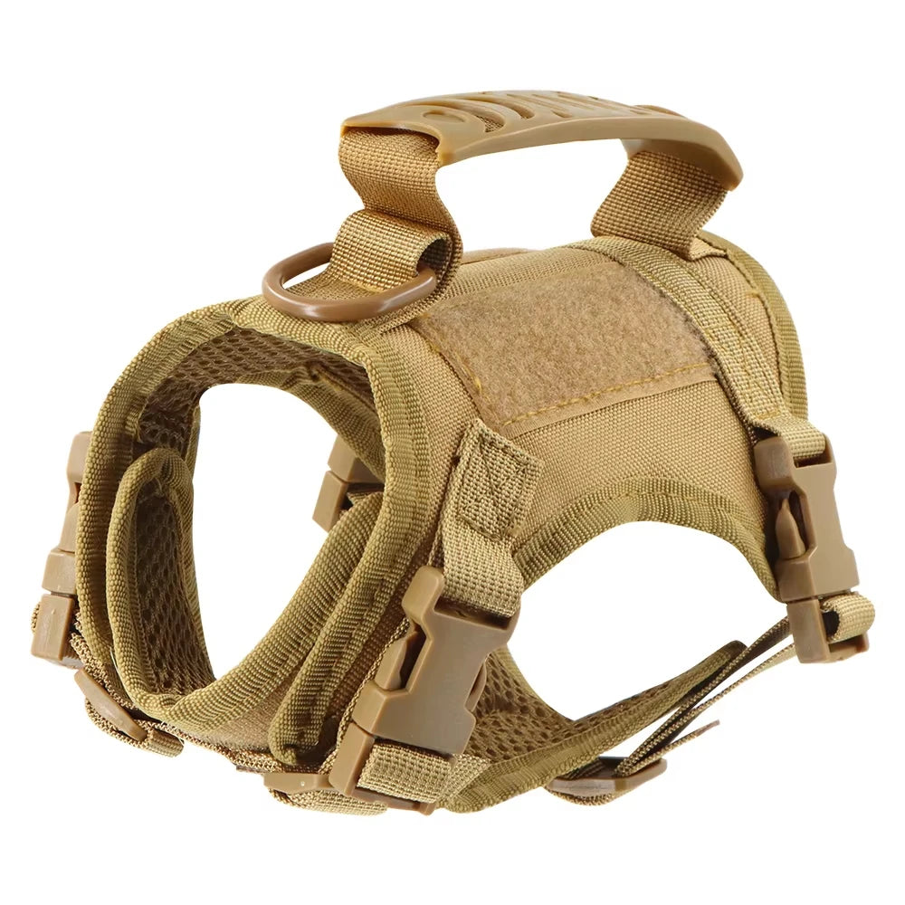 Tactical Cat Harness And Leashes For Small Dog Puppy Vest Straps with Handle Harnesses Training Adjustable Pet Accessories
