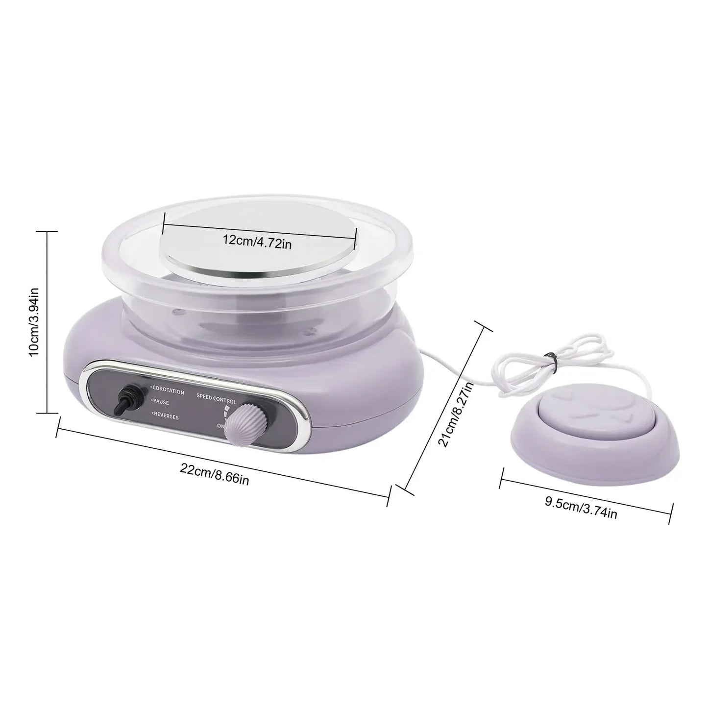 Bymaocar Professional Electric Pottery Wheel Machine For Ceramic Making