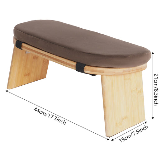 Bymaocar Foldable Meditation Bench For Kneeling Yoga And Prayer
