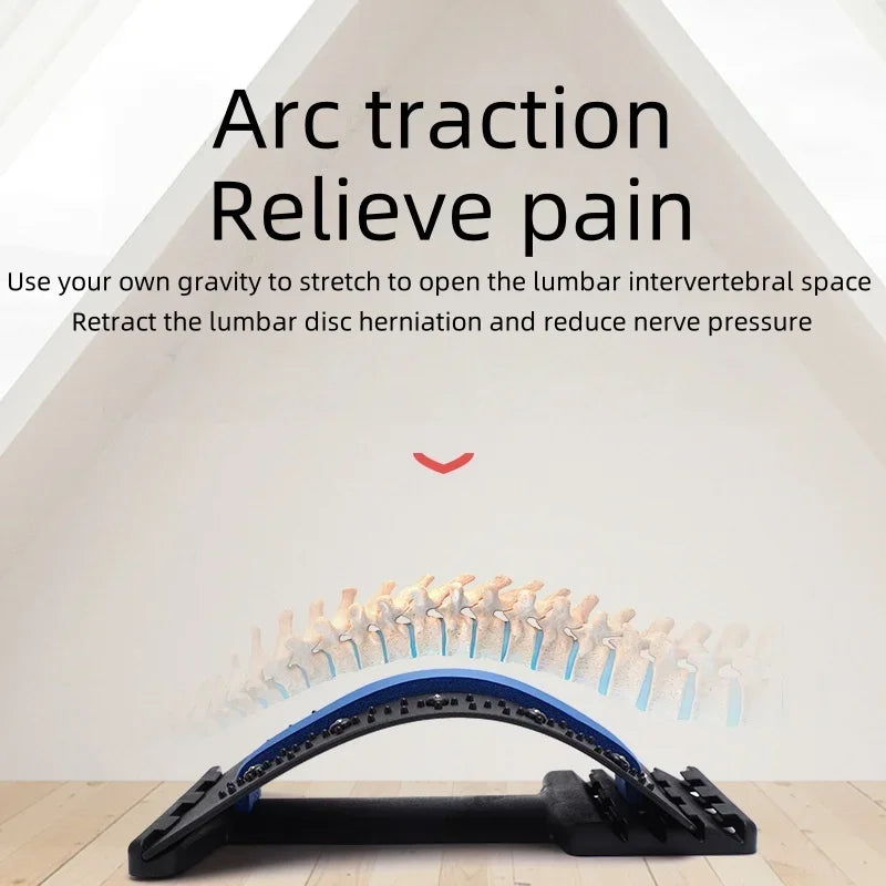 Brangdy Back Stretcher Pain Relief Multi Level Adjustable Massager