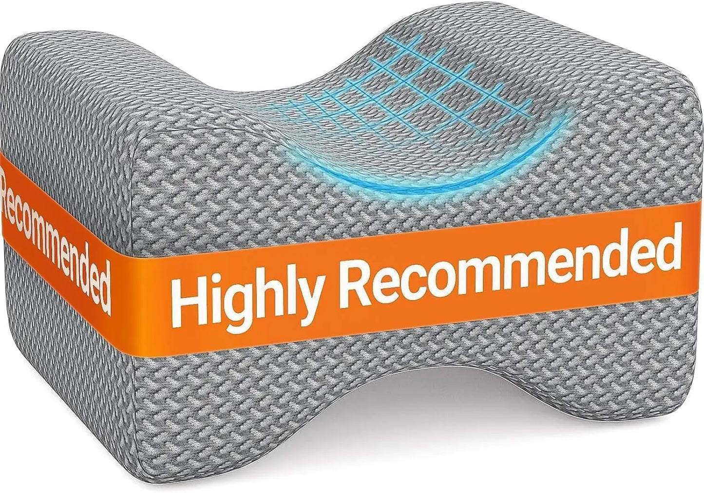 Memory Foam Knee Pillow, Knee Pillow for Side Sleepers, Leg Pillows for Sleeping Blood Circulation, Elevation Pillow for Spine A