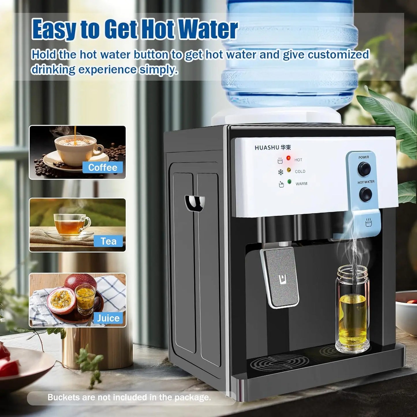 Electric Hot Cold Water Dispenser 5 Gallon Countertop Home Office