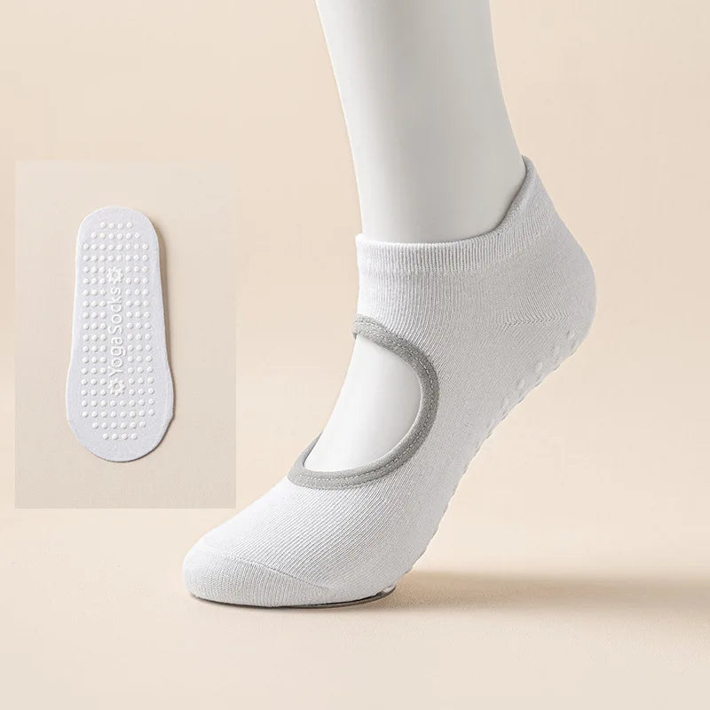 Dreamlikelin Yoga Pilates Socks With Silicone Grip For Women