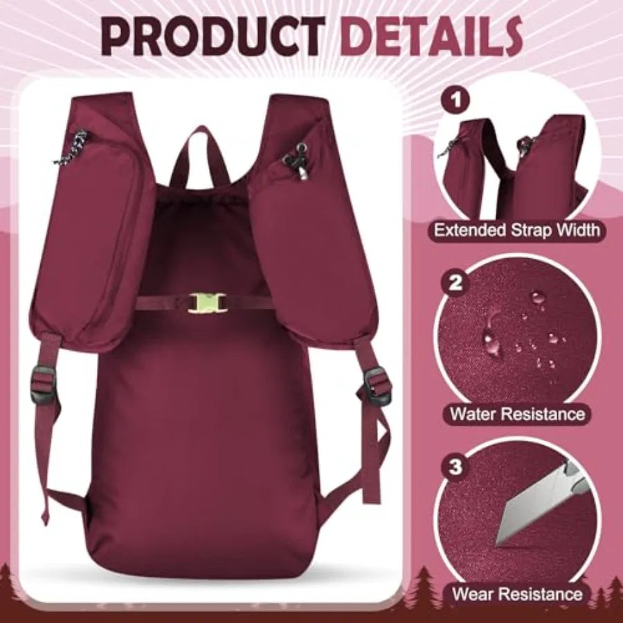 Ultralight Packable Daypack Water Resistant Hiking Backpack